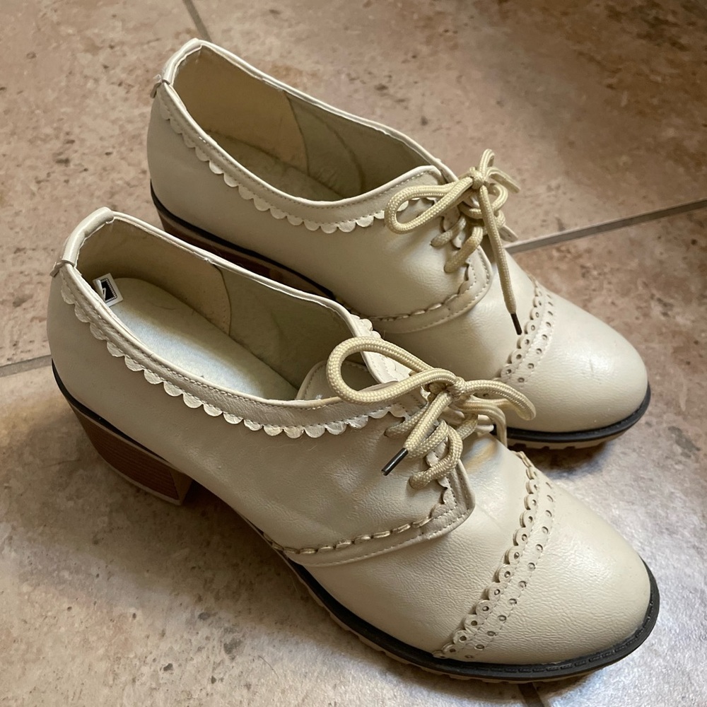 Beige Lolita shoes